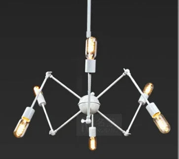 suspension rétro extensible araignée réglable en fer design industriel - vue 10 sur 11