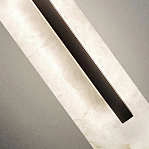 40CM High Natural Marble Wall Lamp Led Postmodern Living Room Bedroom Home Decor Light Luxury Bedside Hallway Sconce - vue 7 sur 7