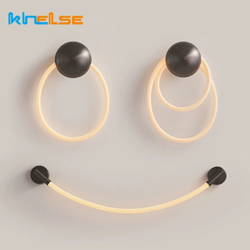 lampe led en silicone minimaliste de luxe flexible artistique - vue 2 sur 10