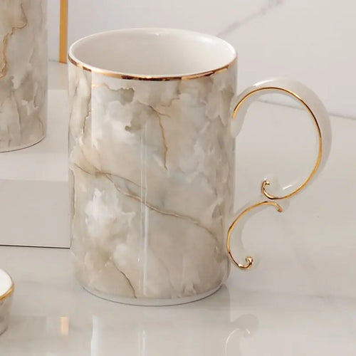 accessoires de salle de bain en céramique marbrée décorative et pratique - vue 19 sur 18
