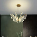 lustre papillon moderne en acrylique pour décoration intérieure