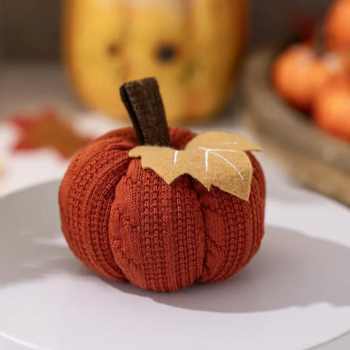 citrouilles décoratives pour automne thanksgiving et halloween - vue 10 sur 9