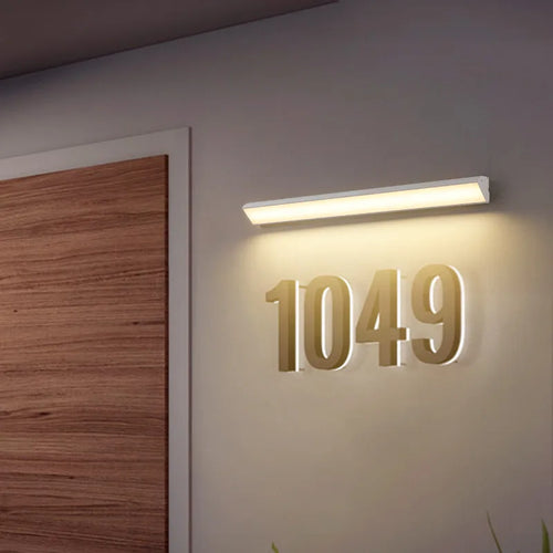applique murale led minimaliste éclairage extérieur pour jardin et balcon - vue 5 sur 15