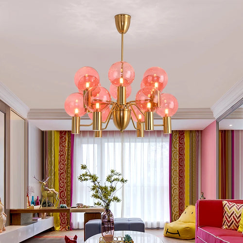 suspension design en verre pour décoration intérieure moderne - vue 2 sur 12