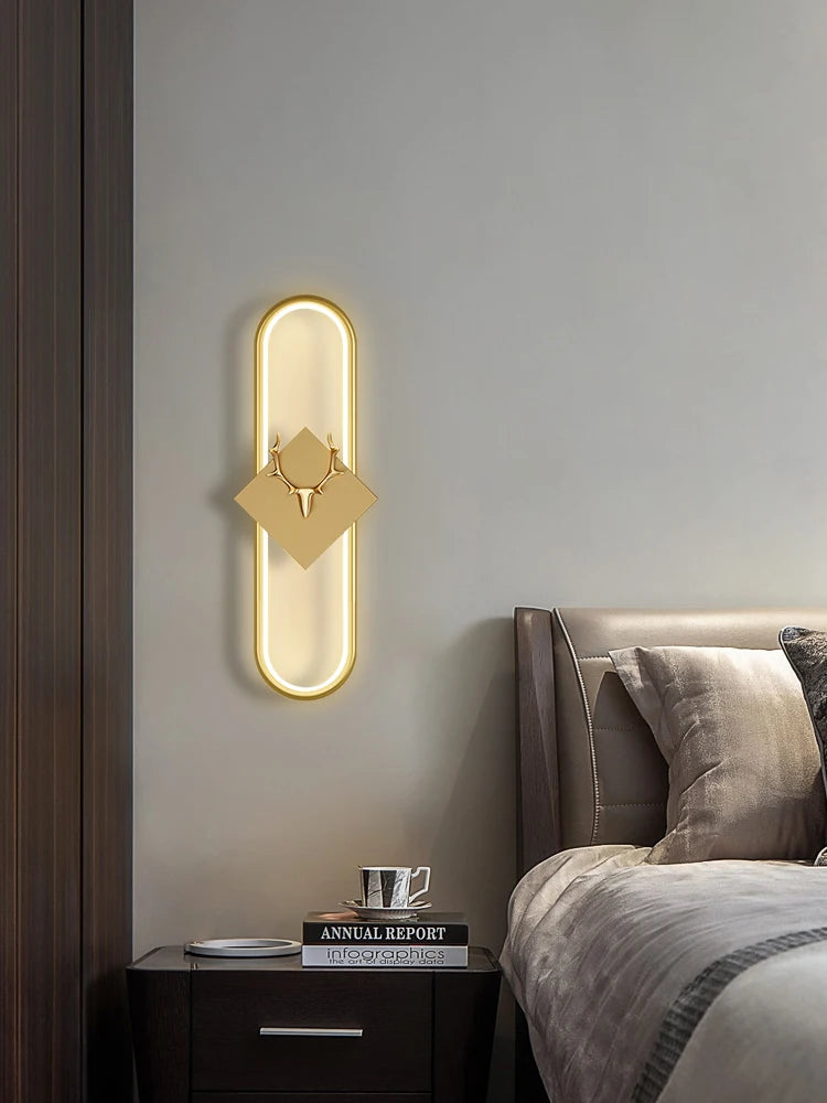 applique murale led nordique design moderne pour décoration intérieure - vue 5 sur 16
