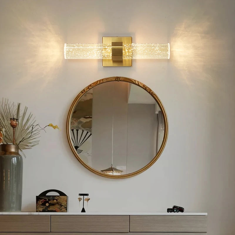 Luxury Bubble Crystal Wall Lamps Up And Dwon Modern Bedside Wall Light for Living Room Aisle Hotel Entarnce Lighting AC110V 220V - vue 4 sur 7