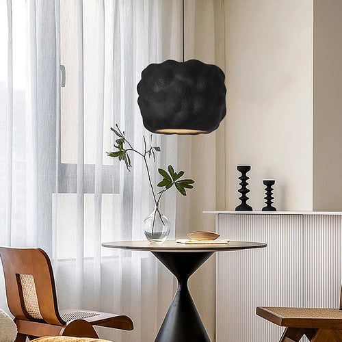 suspension led design wabi sabi nordique japonais décoratif - vue 3 sur 11