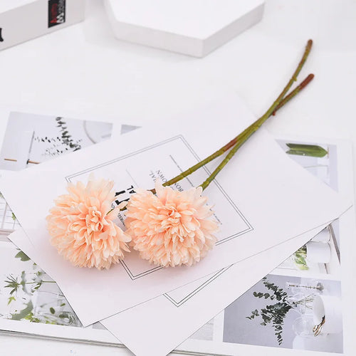 fleur artificielle pissenlit chrysanthème pour décoration mariage et événements - vue 14 sur 14