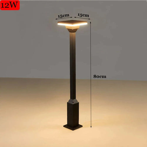 lampe extérieure moderne étanche pour jardin et parc - vue 9 sur 13