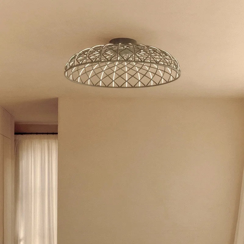 plafonnier moderne en corde tressée pour décoration intérieure - vue 3 sur 10
