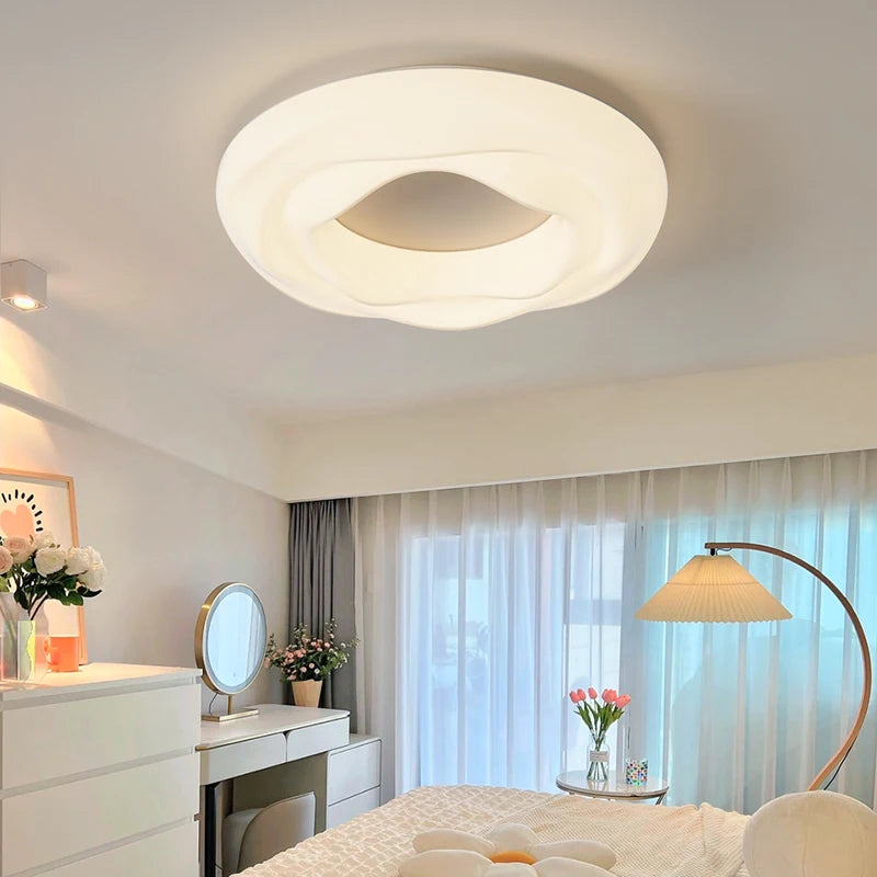 lustres style crème à spectre complet lampes créatives protection des yeux - vue 6 sur 12