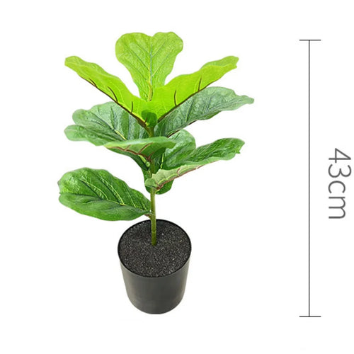ficus lyrata plante artificielle décorative en pot pour intérieur - vue 11 sur 11