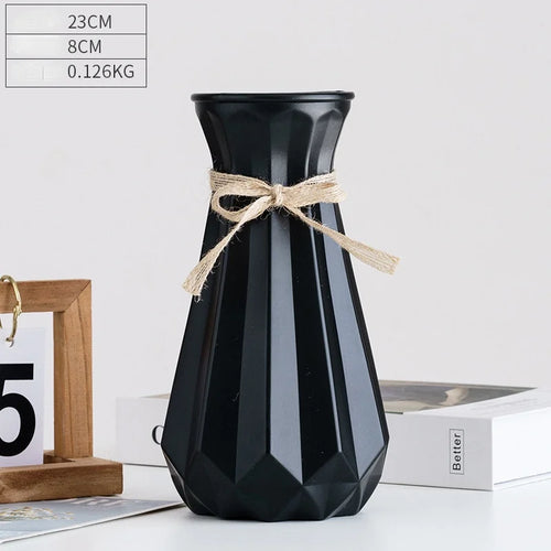 vase moderne en plastique pour décoration florale nordique - vue 22 sur 26
