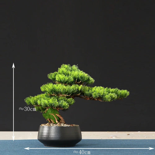 faux arbre bonsaï décoratif pour salon et aménagement paysager - vue 28 sur 36