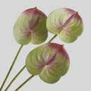 feuilles d'anthurium artificielles pour décoration florale et jardin