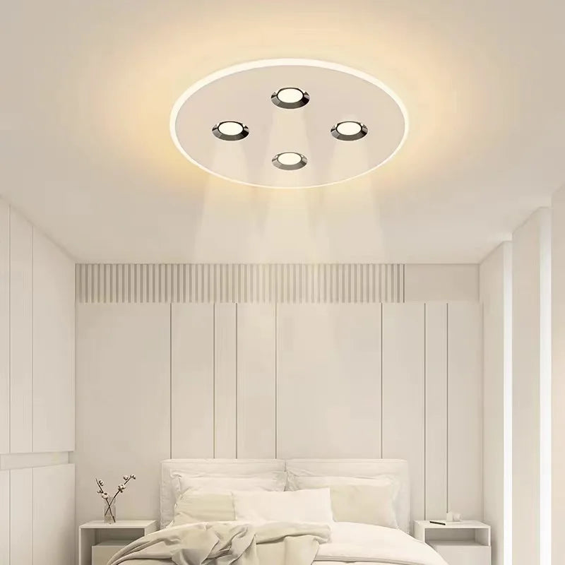 Plafonnier led moderne pour décor maison luminaire allée balcon - vue 3 sur 12