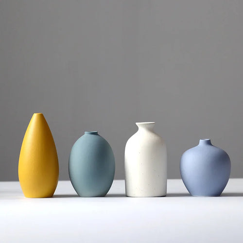 vase en céramique pour fleurs sèches décoration nordique créative - vue 6 sur 10