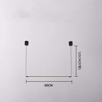 suspension LED design nordique minimaliste en aluminium