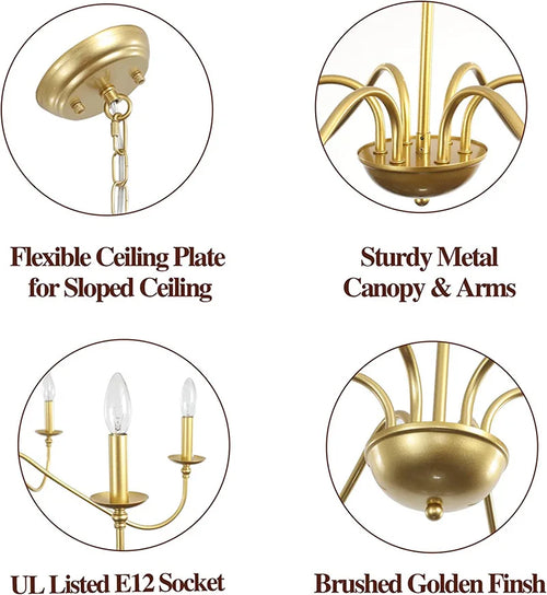 lustre décoratif américain pour intérieur élégant et moderne - vue 4 sur 7