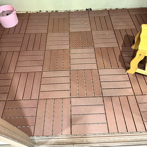 Dalles de sol clipsables 30x30 extérieur terrasse balcon - vue 6 sur 7