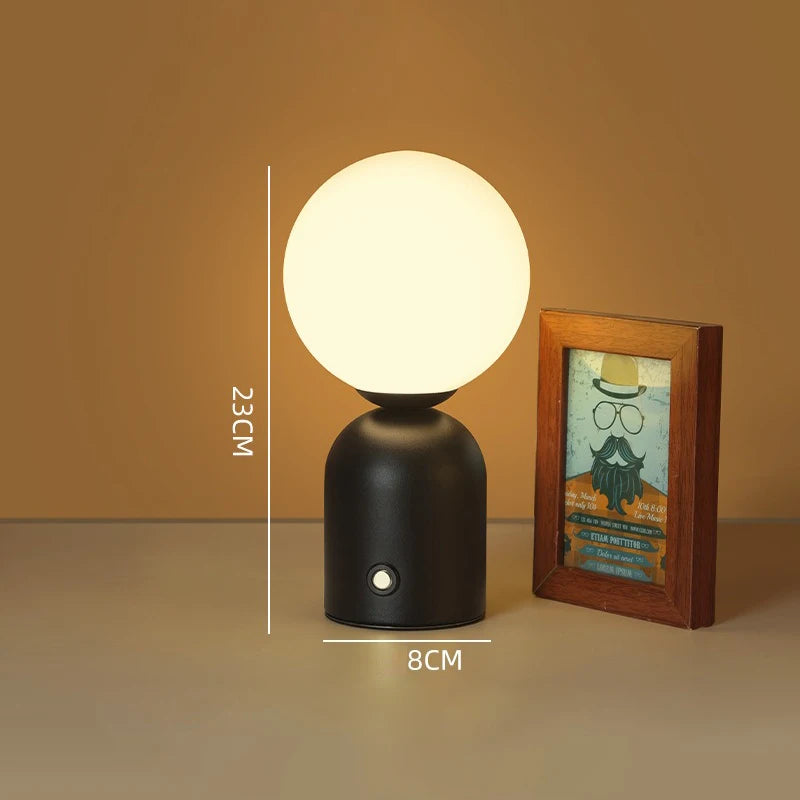 lampe de bureau led rechargeable pour éclairage décoration intérieure - vue 8 sur 10