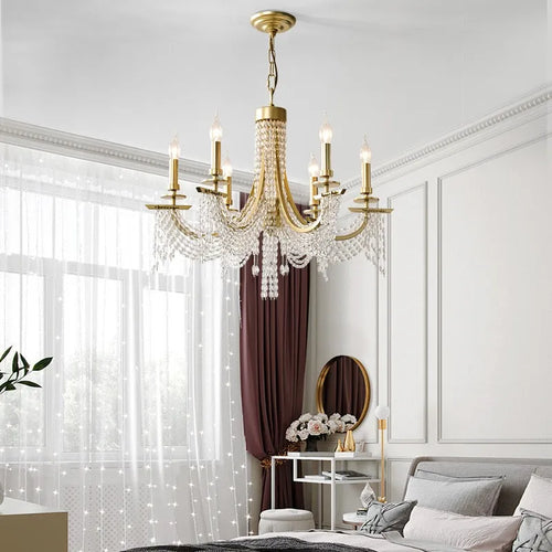 applique murale led décorative en cristal moderne et luxueuse - vue 4 sur 8