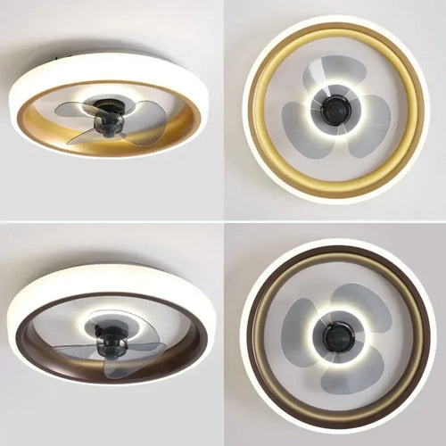 ventilateur silencieux avec lames invisibles et éclairage intégré - vue 5 sur 12