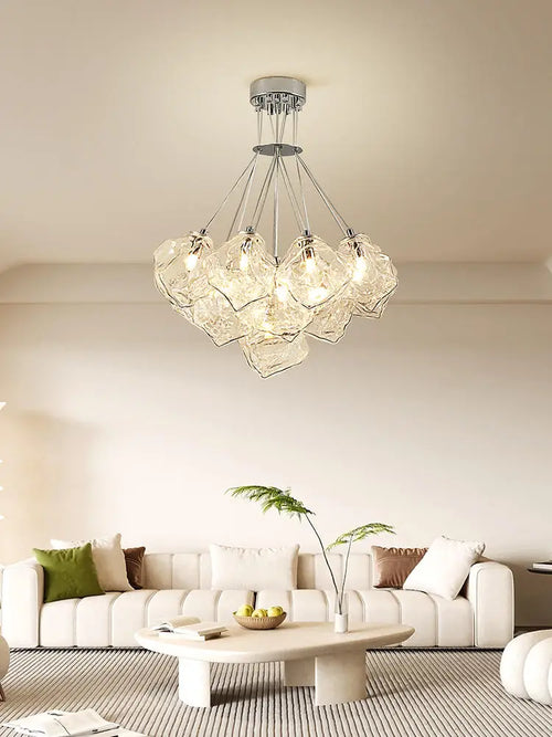 lustre moderne en forme de gâteau de glace pour décoration intérieure - vue 2 sur 9