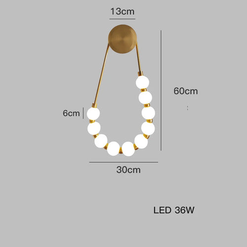 applique murale led maison fantaisie décoration murale moderne - vue 8 sur 11