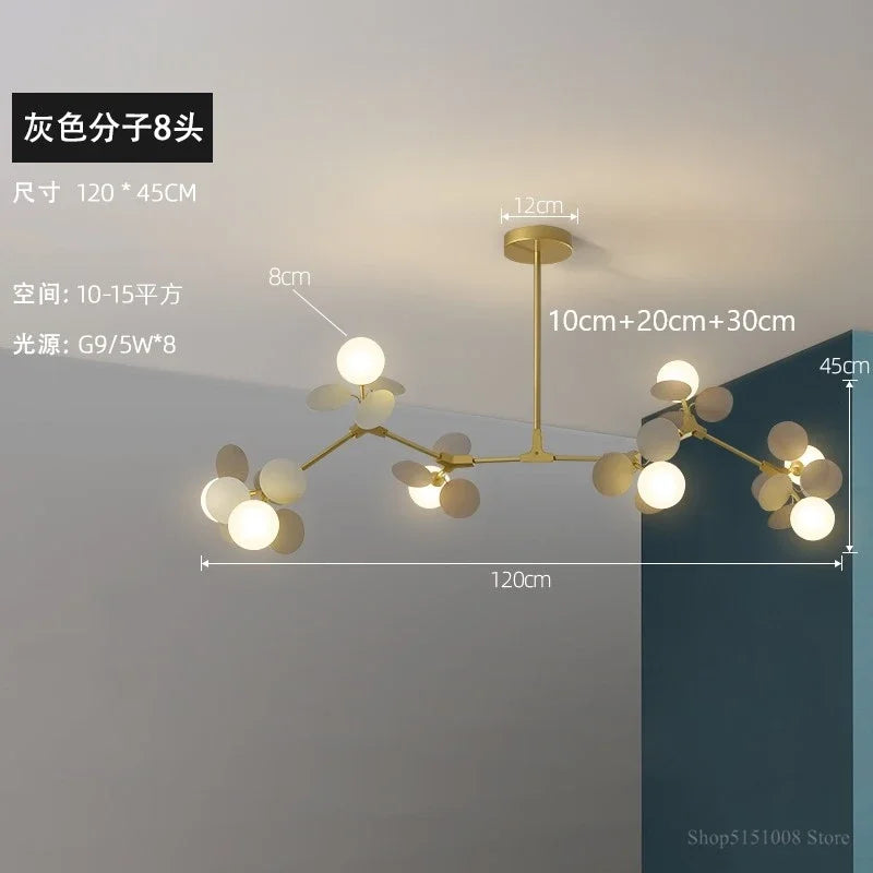 lampe design nordique créative pour ambiance chaleureuse et originale - vue 8 sur 24