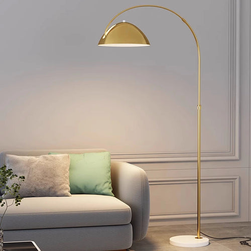 lampadaire led de luxe en marbre de styliste italien - vue 2 sur 8
