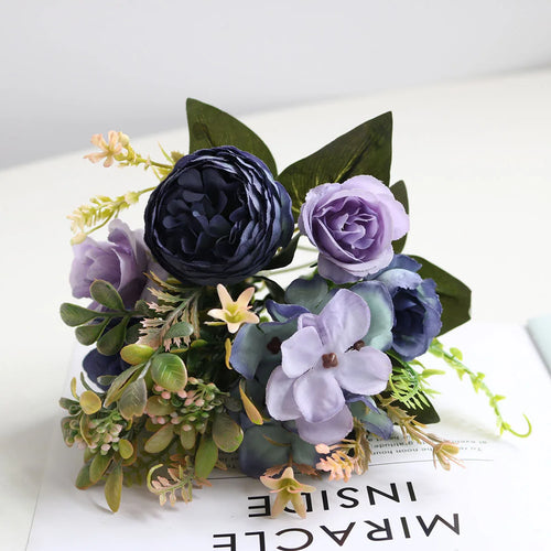 bouquet de fleurs artificielles pour décoration mariage et événements - vue 7 sur 11