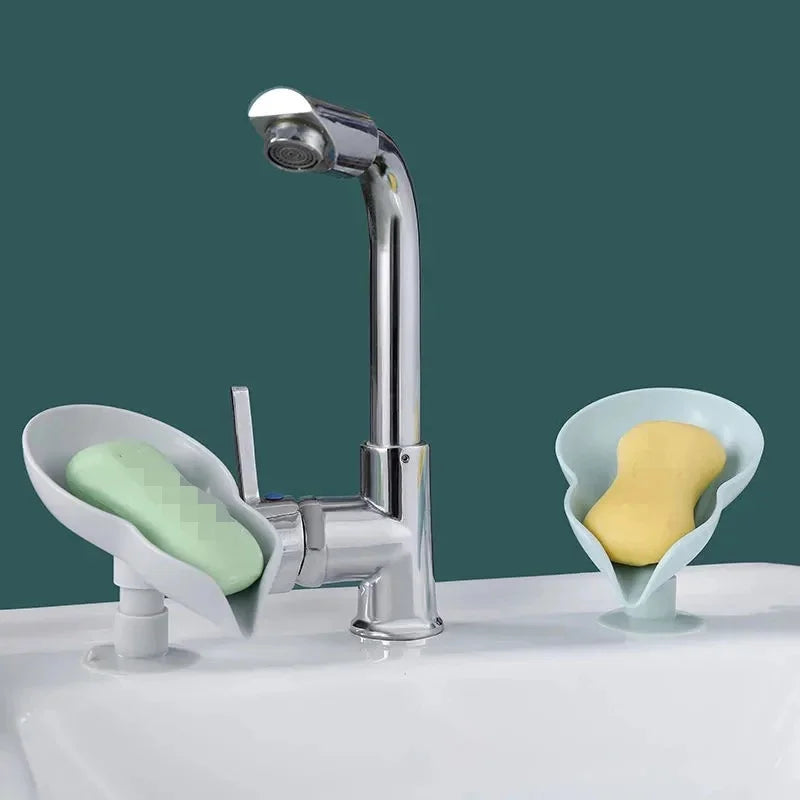 boîte à savon originale en forme de feuille pour la salle de bain - vue 2 sur 8