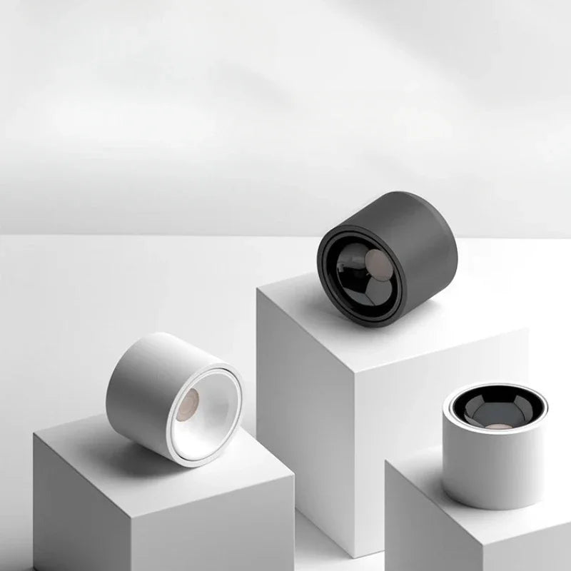 spot réglable ultra-mince anti-éblouissement éclairage lumière led - vue 6 sur 9