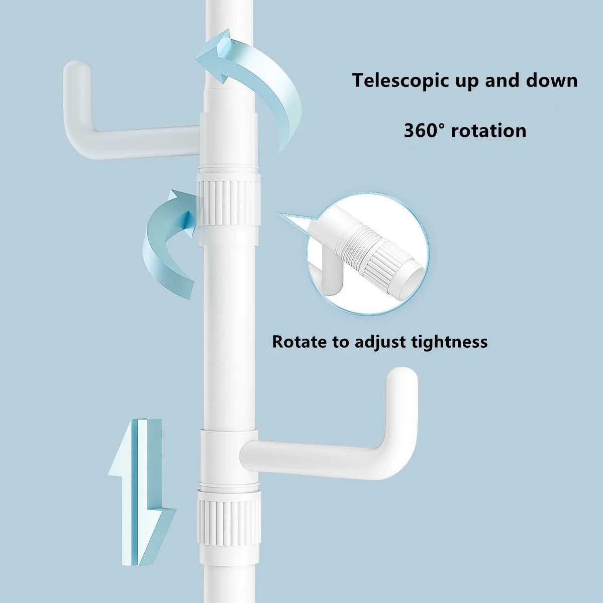 support de rangement vertical pour vêtements à la maison - vue 3 sur 12