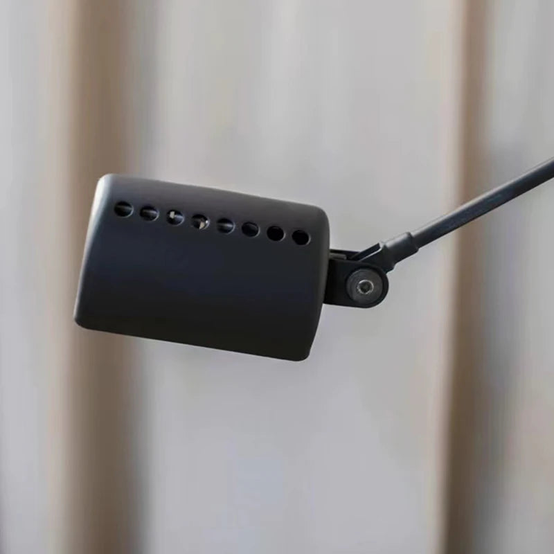 lampadaire led minimaliste long bras métal prise adaptée - vue 5 sur 13