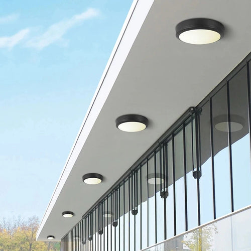 18W Radar Motion Sensor Waterproof Outdoor Ceiling Light Bathroom Kitchen Lights Lamp Flush LED Balcony Porch Lighting Fixtures - vue 5 sur 6