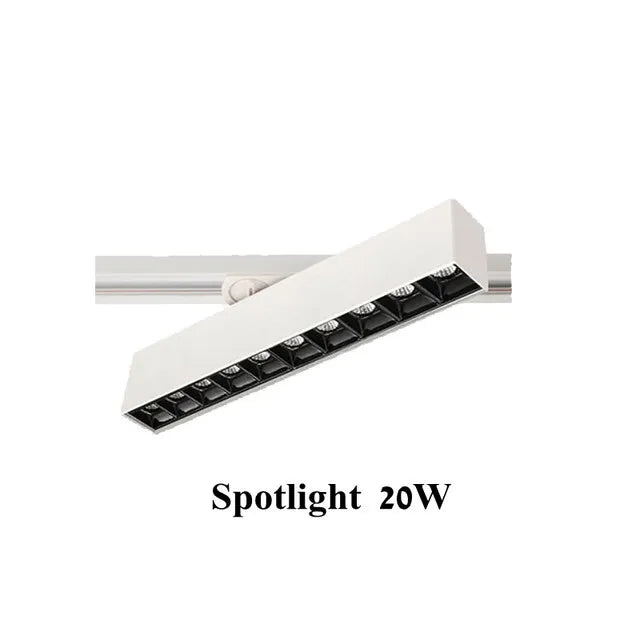 plafonnier cree led rail éclairage pour magasins et intérieurs modernes - vue 22 sur 22
