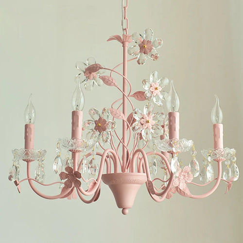lustre en cristal suspendu pour éclairage intérieur élégant - vue 5 sur 7
