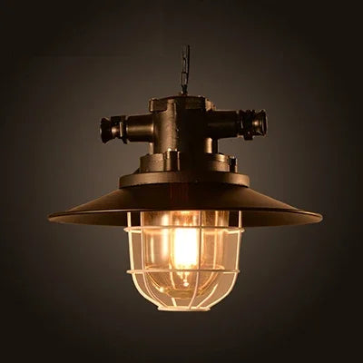 Suspension rétro de Style industriel lampe suspendue Vintage avec ampoule Led E27 dortoir salle à manger cuisine Bar - vue 12 sur 23