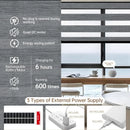 Store enrouleur occultant double couche wifi telecommande salon