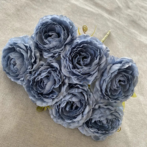 bouquet de pivoines artificielles en soie pour décoration florale - vue 2 sur 17