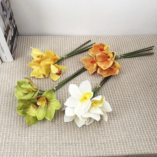 bouquet de fleurs artificielles pour décoration chaleureuse et moderne - vue 3 sur 10