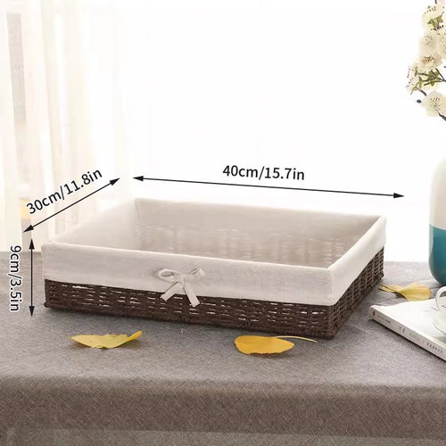 panier de rangement décoratif pour cosmétiques et fournitures - vue 13 sur 17