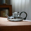 Théière en verre borosilicate résistante chaleur cuisine