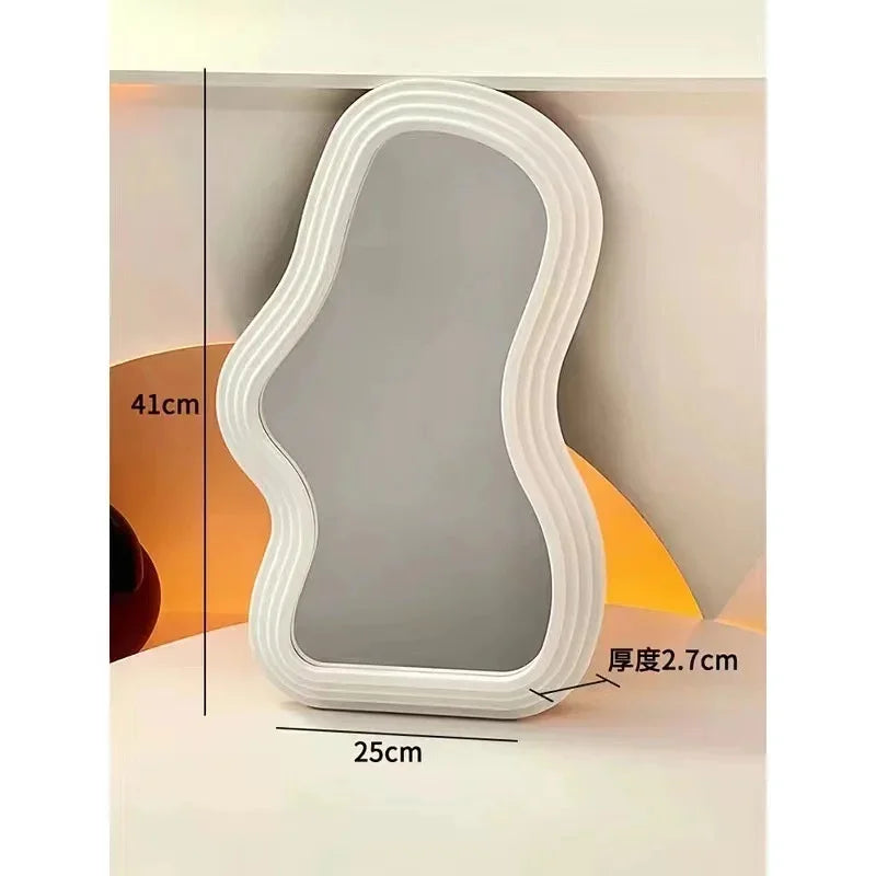 miroir nuage kawaii sur pied pour maquillage et décoration - vue 11 sur 12