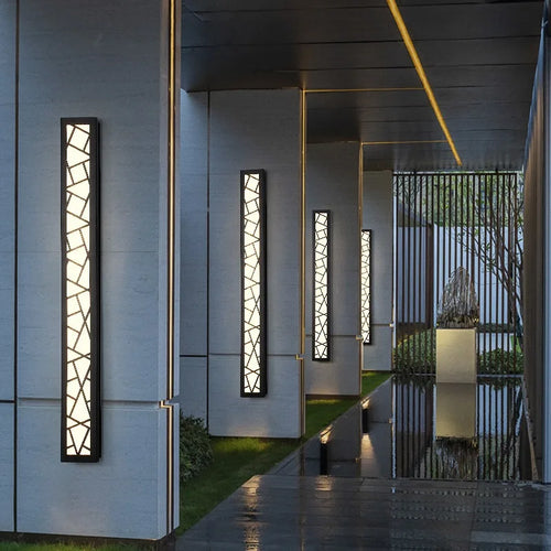 applique murale led style chinois lumière chaude 3000k acrylique métal - vue 3 sur 11