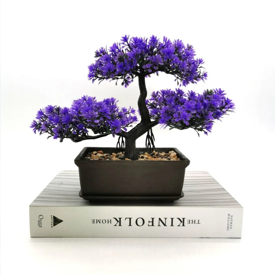 plantes de pin artificielles bonsaï arbre ornemental décoration intérieure - vue 5 sur 7