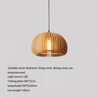 suspension luminaire rétro en bois pour îlot cuisine