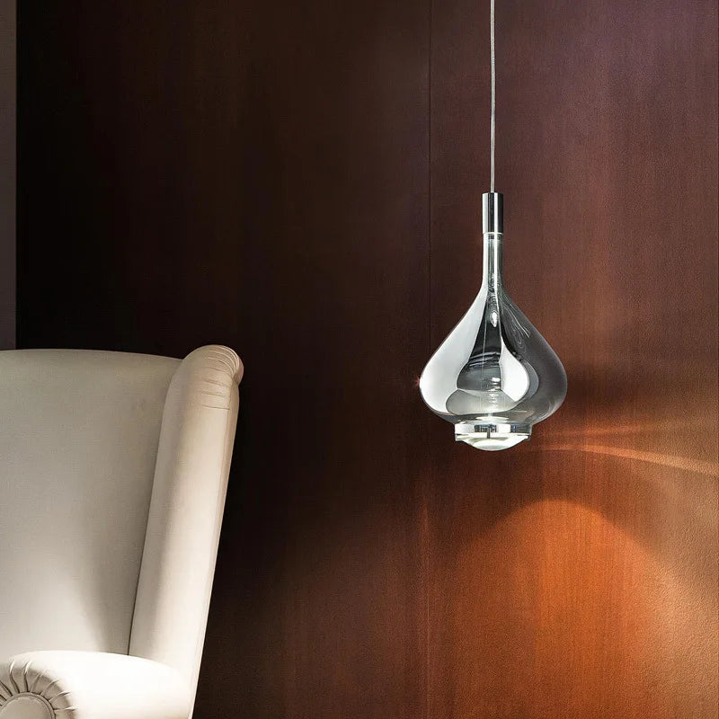 Italy Design LED Glass Pendant Lamp for Hotel Kitchen Restaurant Bar Decor Chandeliers Suspension Lustre Hanging Lighting - vue 2 sur 10